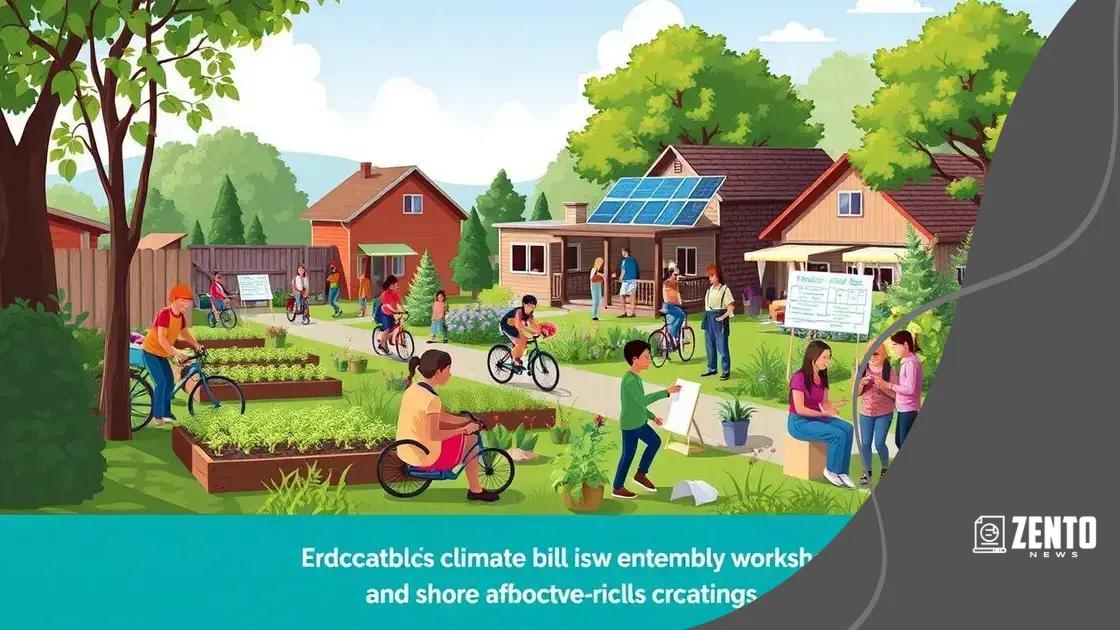 Impact of climate bills on local communities