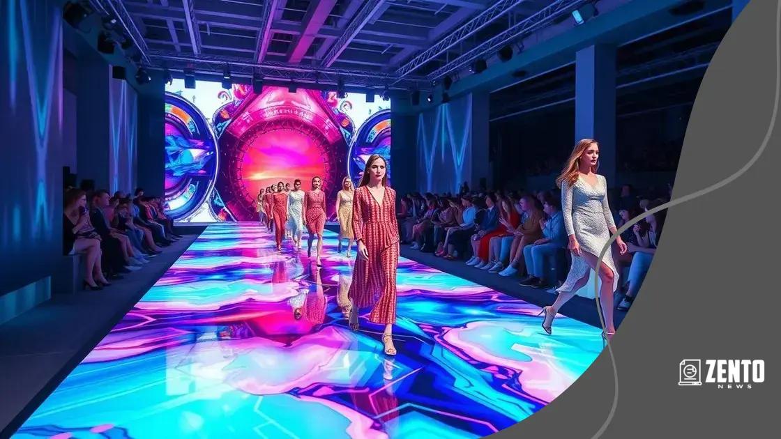 How technology influences fashion shows