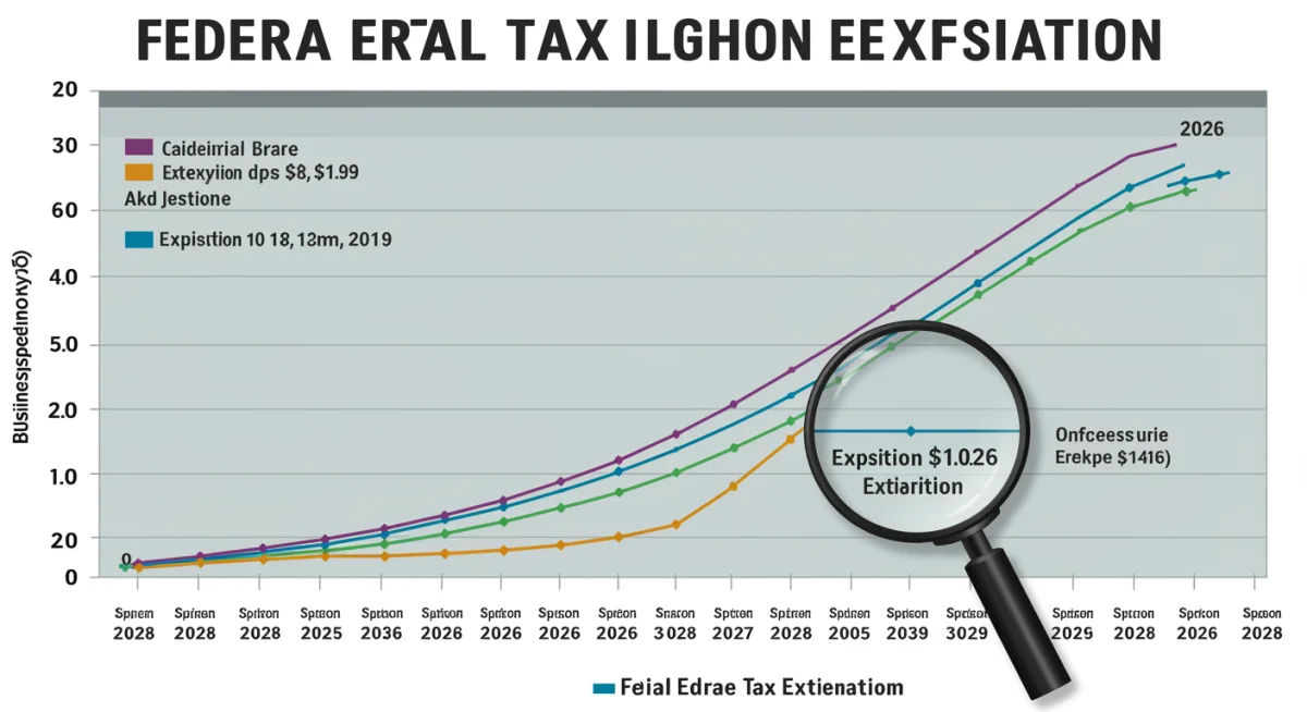 Infographic showing federal estate tax exemption history and 2026 projection