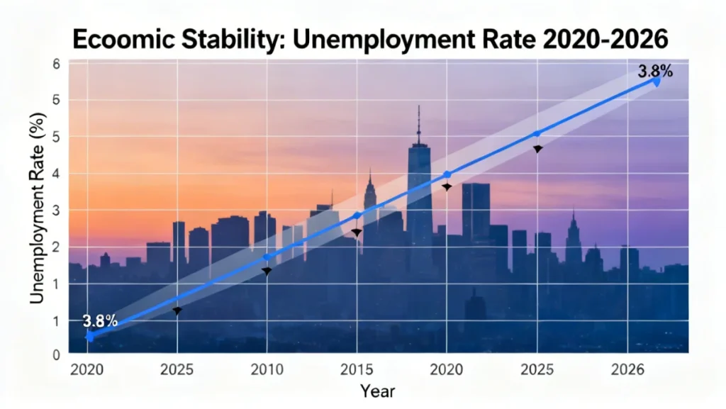 Unemployment Rate Projections for 2026: Steady at 3.8% Amidst Economic Shifts