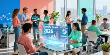 Professionals analyzing 2026 job market trends and personal finance strategies