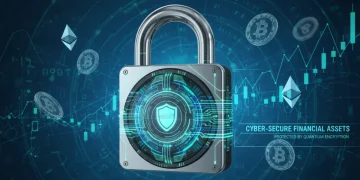 Advanced digital padlock securing financial data in 2026